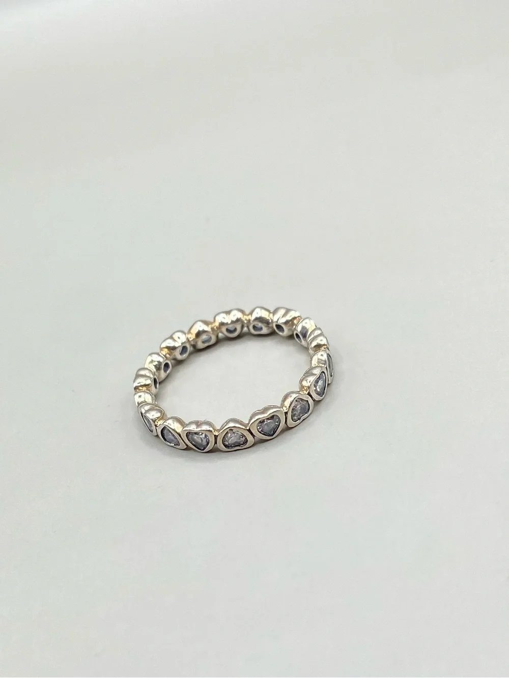 Pandora Forever More Heart Band Ring